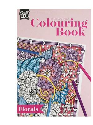 Image of: Craft ID Книжка за оцветяване Цветя, А4, 32 листа